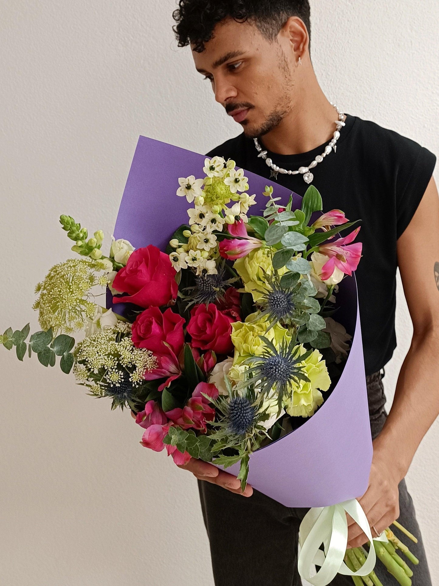 MAGENTA & ACID GREEN BLEND (M) - FLORALBROSTUDIO