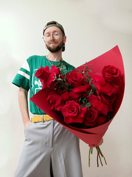 MONO OF RED ROSES (M)