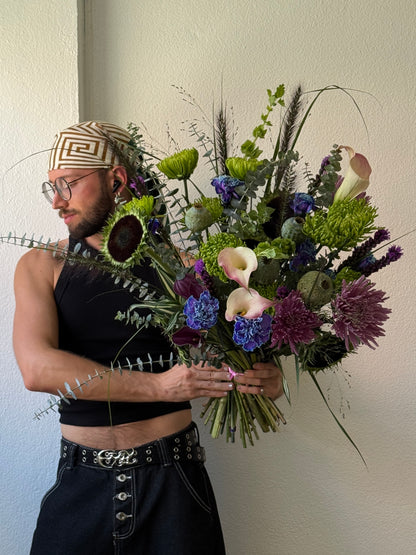 INTERIOR PURPLE & GREEN BLEND (L)