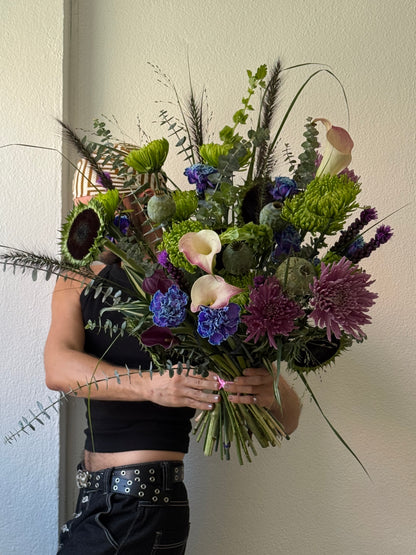 INTERIOR PURPLE & GREEN BLEND (L)