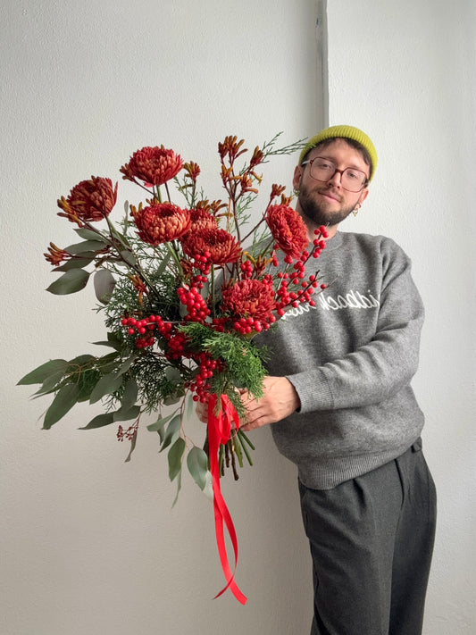 RED CHRYSANTHEMUMS BLEND (M)