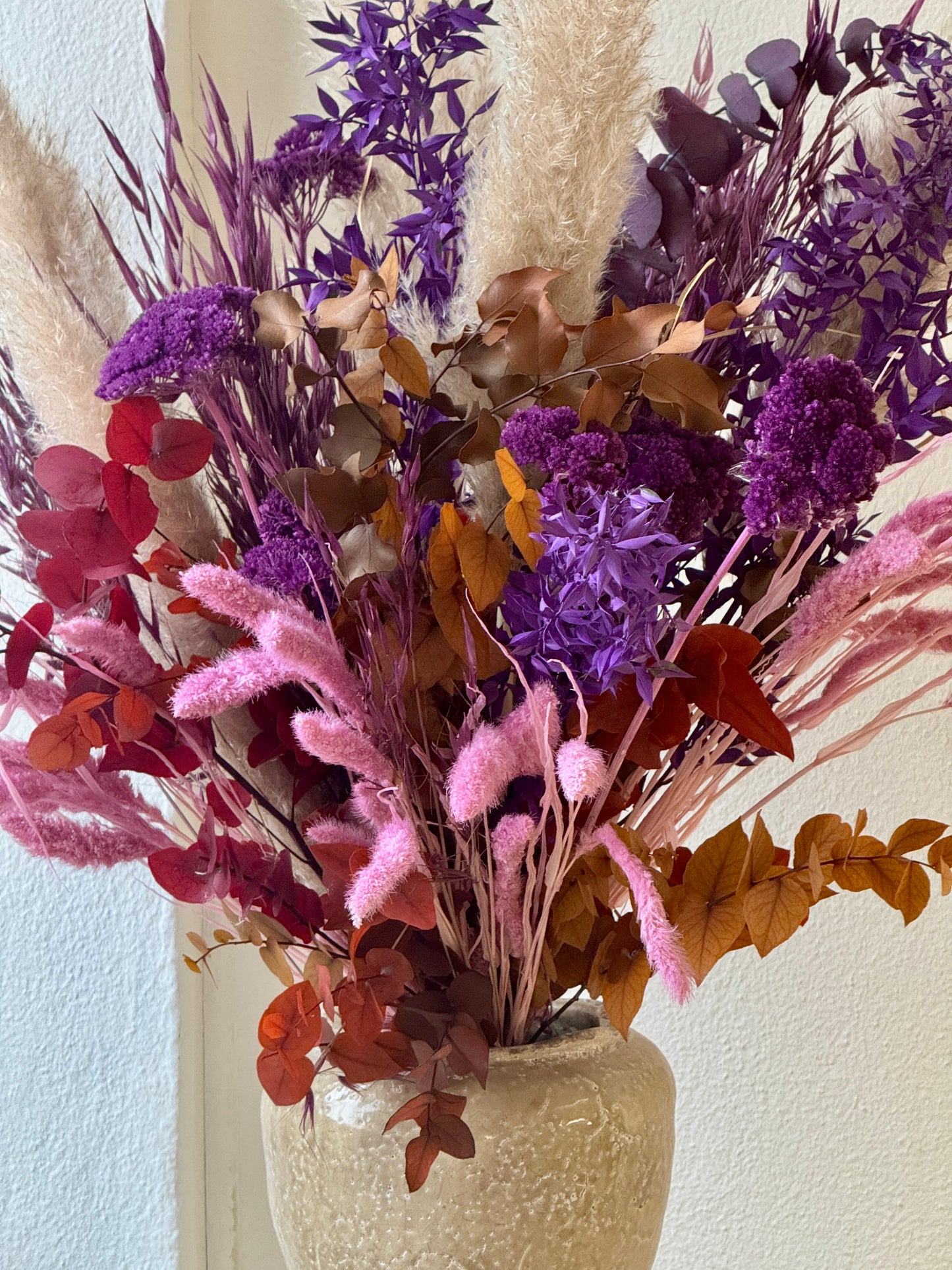 PURPLE DRIED FLORAL MIX