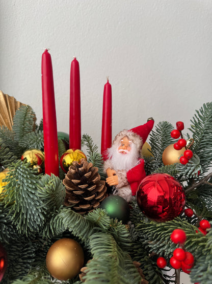 CLASSIC CHRISTMAS CENTERPIECE (L)