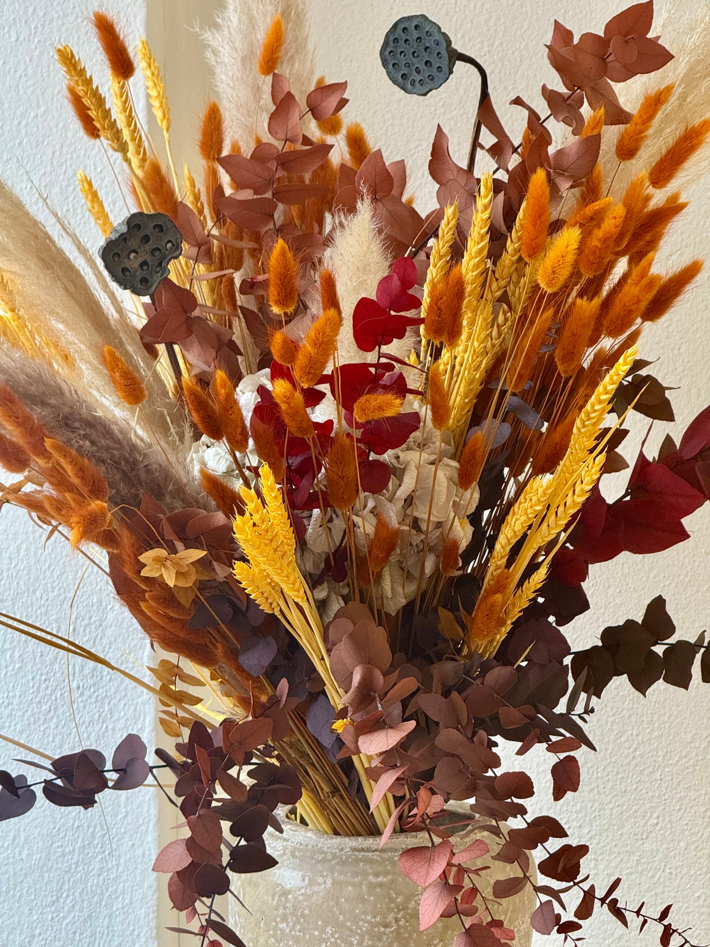 ORANGE DRIED FLORAL MIX