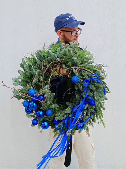 CHRISTMAS WREATH | BLUE EDITION